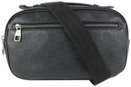 Louis Vuitton Black Damier Infini Leather Ambler Crossbody Bum Bag - £2,877.14 GBP