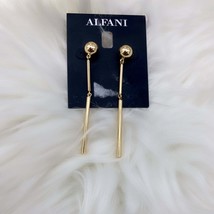 Alfani Linear double Bar Drop Earring - £7.56 GBP