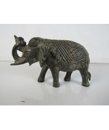 Antique Bronze Indian  Elephant Figure - $49.84