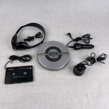*** Sony Walkman CD Player D-EJ106CK Digital Mega Bass w/ CPA-7 &amp; RM-MC2... - $12.16