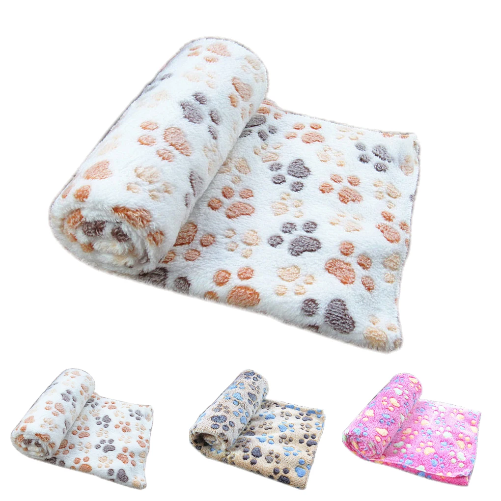 Hot Warm Pet Fleece Blanket Bed Mat Pad Cover Cushion for Dog Cat Puppy Animal - £8.11 GBP+