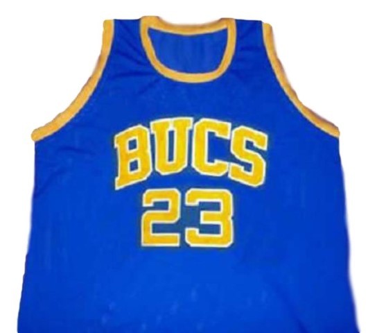 Michael jordan  23 bucs laney high school new men basketball jersey blue   1