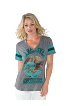 NBA Vancouver Grizzlies Adult Women G34Her Triple Play Tee, Small, Heather Grey - £13.58 GBP