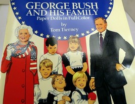George H. Bush Senior and His Family Paper Dolls in Full Color by Tom Tierney - $19.60