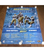 UCLA Bruins Poster 2010 Football Schedule Taylor Embree Jeff Baca Mike H... - $570.99 MXN