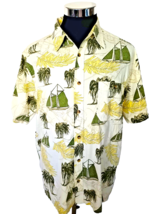 Croft &amp; Barrow Island Casual Shirt Men&#39;s Size Large Multicolor Hawaiian Aloha - £13.23 GBP