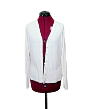 Tailor B. Moss Cardigan Sweater White Women Vintage Size Large - £28.16 GBP