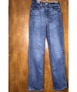 Express Jeans Straight Super High Rise Jeans Denim Modern Women&#39;s 4R - £19.65 GBP