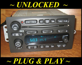 Unlocked 2002-03 CHEVY Trailblazer GMC Envoy BOSE 6 Disc CD Changer Radi... - $303.53