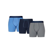 Athletic Works Mens Performance Stretch Nylon Boxer Briefs 3 Pack Size XL - $17.81