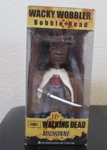 2012 Funko The Walking Dead Michonne Wacky Wobbler Bobble Head AMC - £13.37 GBP