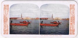 Stereo View Card Stereograph General View Venice Italy - £4.01 GBP