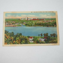 Lot of 3 Vintage 1940s Linen Postcards Akron Ohio Skyline Summit &amp; Portage Lakes - £7.95 GBP