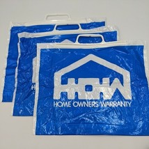 Lot Of (3) Vintage Home Owners Warranty 15&quot;x12&quot; Snap Bags - $211.15 MXN