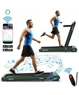 4.75HP 2 In 1 Folding Treadmill with Remote APP Control-Green - Color: G... - €866,16 EUR
