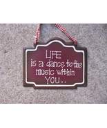 28265D - Life is Dance...Metal Sign - $3.50