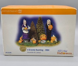 Department 56 Halloween "A Gravely Haunting" Set of 2 #56.55240 - NEW - $23.36