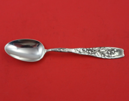 Berry by Whiting Sterling Silver Teaspoon with Blueberries 6 1/4&quot; Flatware - £70.22 GBP