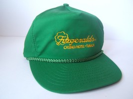 Fitzgeralds Casino Hotel Tunica Hat Vintage Green Snapback Rope Baseball Cap - £18.46 GBP