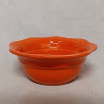 California Pottery Floral Cereal Bowl 259 Orange 6.5&quot; x 2.75&quot; - £12.75 GBP