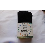Keep Your Socks On! 2 Pair Opaque Tights Size M/L 5&#39;5&quot; - 5&#39;11&quot; Black NWT - £27.21 GBP