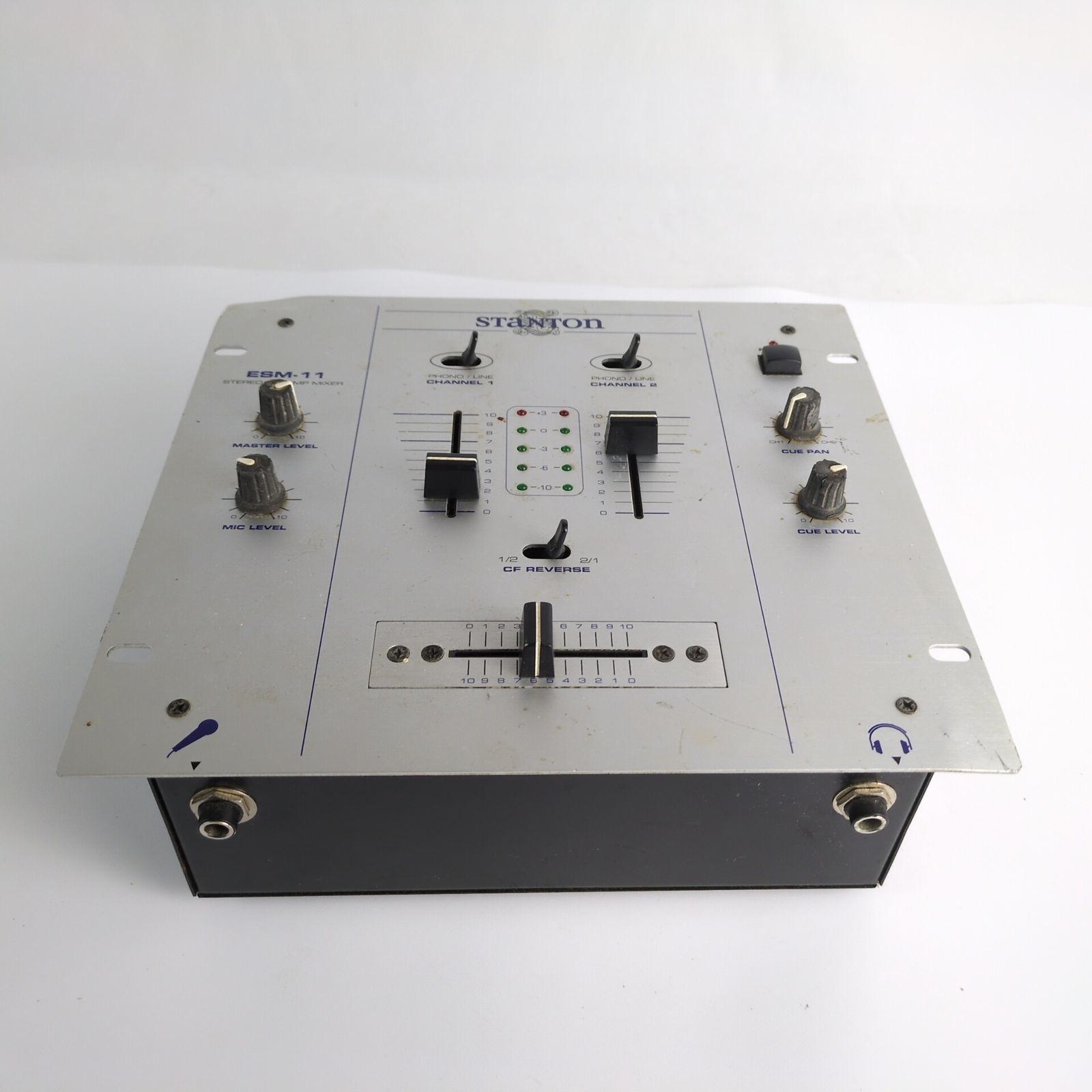 Stanton ESM-11 Stereo Preamp DJ Mixer, Untested for Parts/Repair No Powe... - $20.00