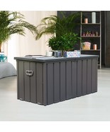 100 Gallon Waterproof Outdoor Storage Deck Box - Large Patio Bin - €153,86 EUR