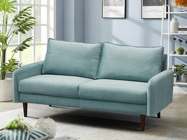 Bonrcea Modern Sofa Tufted Couch Love Seats, Teal - $494.99