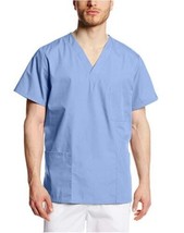 NEW NWT Cherokee Workwear Unisex V-Neck Scrub Top XS Color Cell/Blue - £9.33 GBP