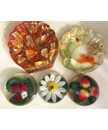 Vintage 70s MCM Decor Display Trivet Soap Dish Dried Flower Daisy Bee Sh... - €33,60 EUR
