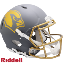 Arizona Cardinals Helmet Riddell Authentic Full Size Speed Style Slate Alternate - $6,944.66 MXN