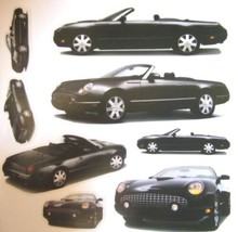 Brand New Ford Thunderbird Convertible Various Picture 8 Pc Decal Set Black NEW - $4.94