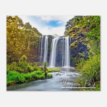 Whangarei  Falls New Zealand Travel Poster Wall Art | Whangarei Falls Home Decor - $19.99