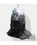 Medieval Knight Islamic Ottoman Helmet Armour Helmet With Aventail Warri... - £250.47 GBP