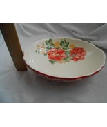The Pioneer Woman Betsy Red Soup/Pasta Bowl 7 1/2&quot; Red Yellow Flowers St... - £7.89 GBP
