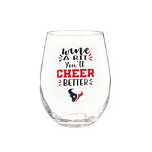 Houston Texans Glass 17oz Wine Stemless Boxed - €48,40 EUR
