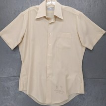 vtg Sears Perma-Prest Work Shirt Short Sleeve Shirt Sz L 60s/70s Rockabilly - $14.85