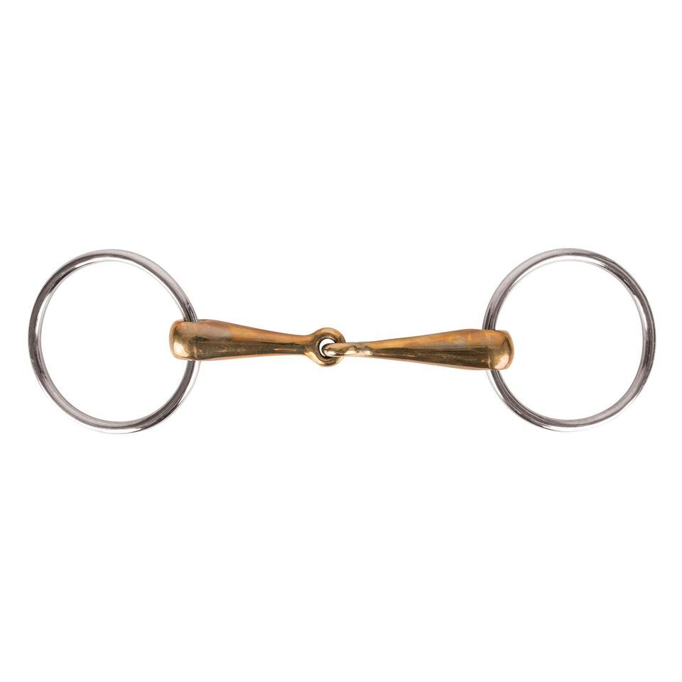 Challenger Loose Ring Copper Mouth Snaffle Horse Bit 35492 - $26.99