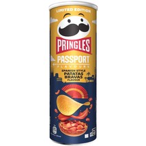 Pringles PASSPORT Flavors: PATATAS BRAVAS  Potato Chips - 185g -FREE SHIP - £9.05 GBP