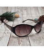Candies Womens Gloss Black Gradient Sunglasses - Animal Print Design - $30.45 CAD