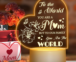 Mothers Day Gifts for Mom from Daughter Son Kids, Engraved Night Light L... - $17.71