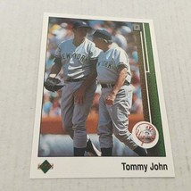 1989 Upper Deck New York Yankees Hall of Famer Tommy John Trading Card #230 - £2.35 GBP