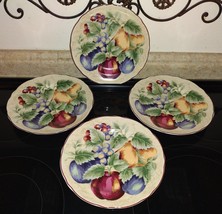 4pc Noble Excellence Napa Valley 8.25&quot; Salad/Desert Plate - £35.34 GBP
