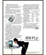 1984 IBM PCjr Personal Desktop Computer Charlie Chaplin Vintage Print Ad... - £8.30 GBP