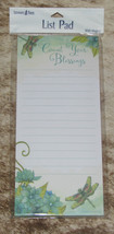 LEANIN TREE &quot;Count Your Blessings&quot;~Dragonflies~Magnetic List NotePad~#61739 - £7.60 GBP