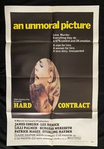Hard Contact Original One Sheet Movie Poster 1969 James Coburn - $90.21