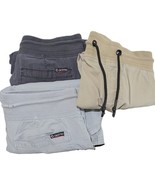 Akademiks Cargo Shorts Mens Size Large Flex Drawstring 11&quot; Inseam (3 Pairs) - $109.10 CAD