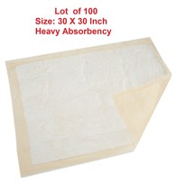 100 Ct, Heavy Absorbency Underpad 30 x 30 QUILTED Dog Puppy Training Pee... - £52.82 GBP