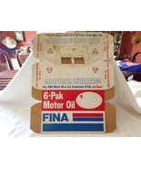 Vintage Fina 6-Pak Motor Oil Carrier - €27,35 EUR