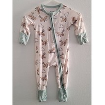 Dream Big Little Co Bamboo Plane Fun Dream Footie Romper Newborn - $27.00